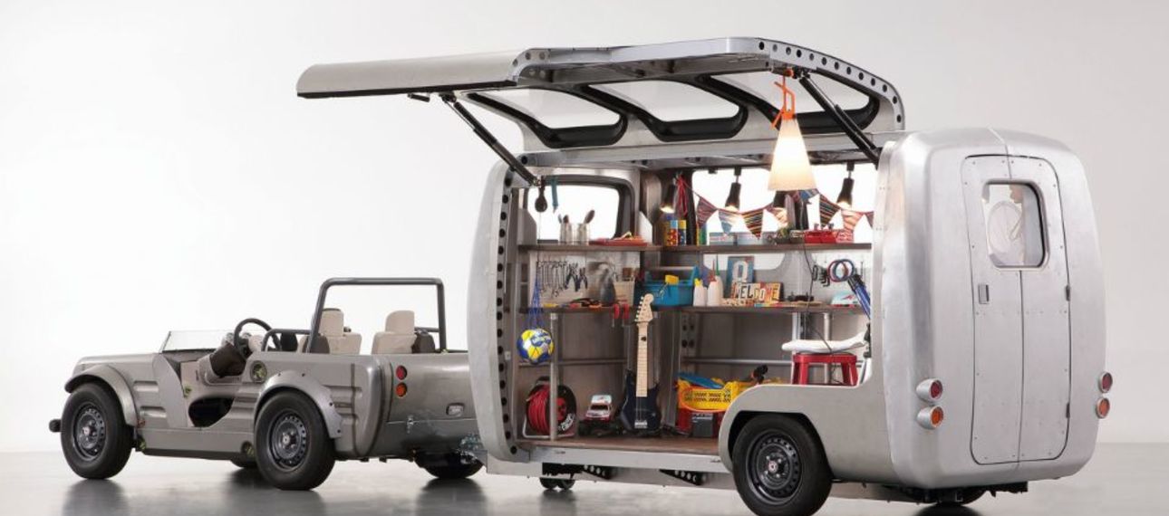 Toyota разработала детский трейлер с интерактивной системой Toyota разработала детский трейлер с интерактивной системой